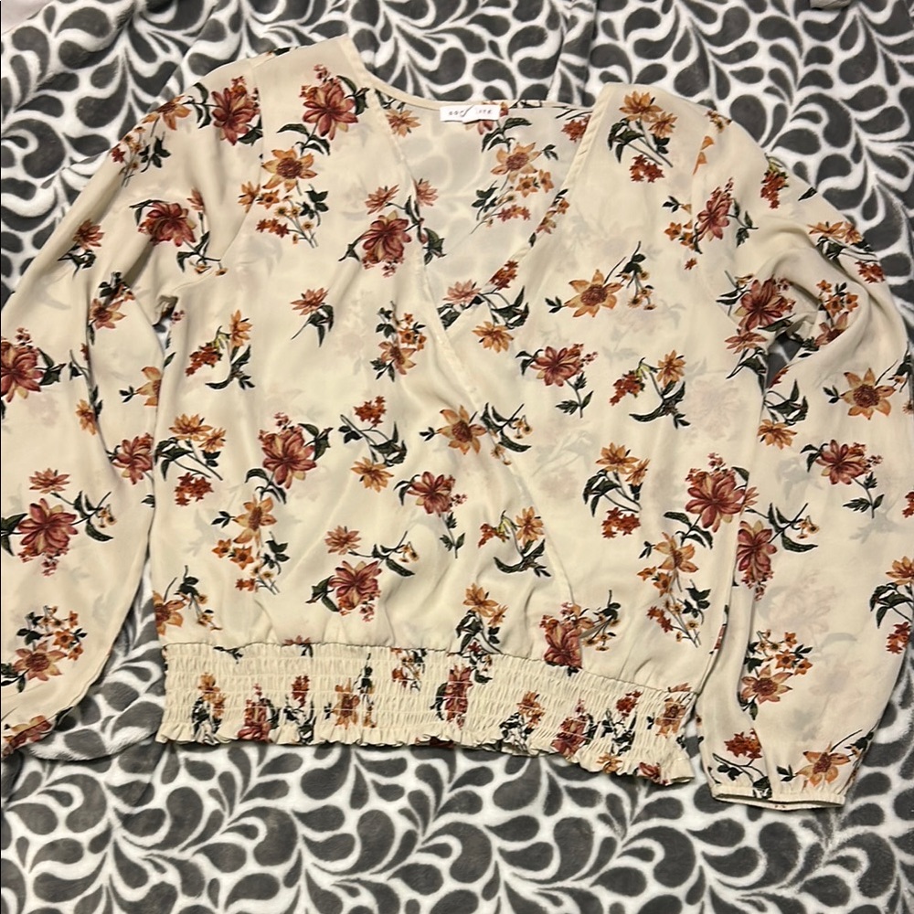 Floral Long Sleeve Blouse